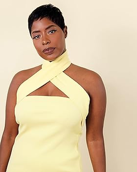 Amazon.com: The Drop Women's Butter Rib Knit Cross Front